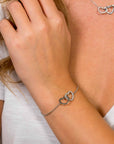 Zinzi armband verbonden harten wit ZIA1736, exclusief en kwalitatief hoogwaardig. Ontdek nu!