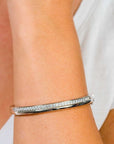 Zinzi zilveren bangle armband glad wit ZIA1737, exclusief en kwalitatief hoogwaardig. Ontdek nu!