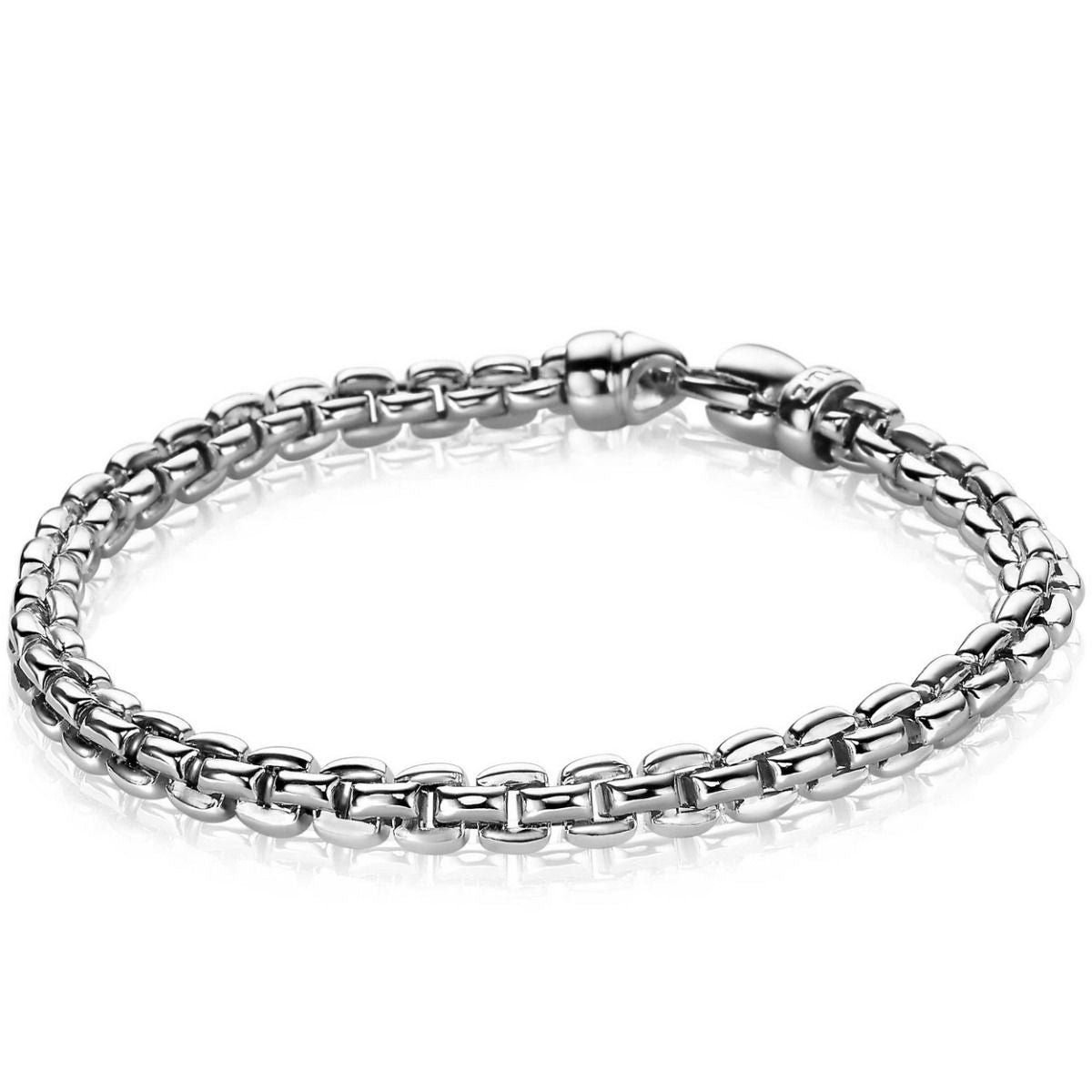 Zinzi zilveren schakel armband 5mm breed 19 cm ZIA2147, exclusief en kwalitatief hoogwaardig. Ontdek nu!