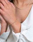 Zinzi gold plated zilveren koord armband 2,6mm breed ZIA2386G, exclusief en kwalitatief hoogwaardig. Ontdek nu!