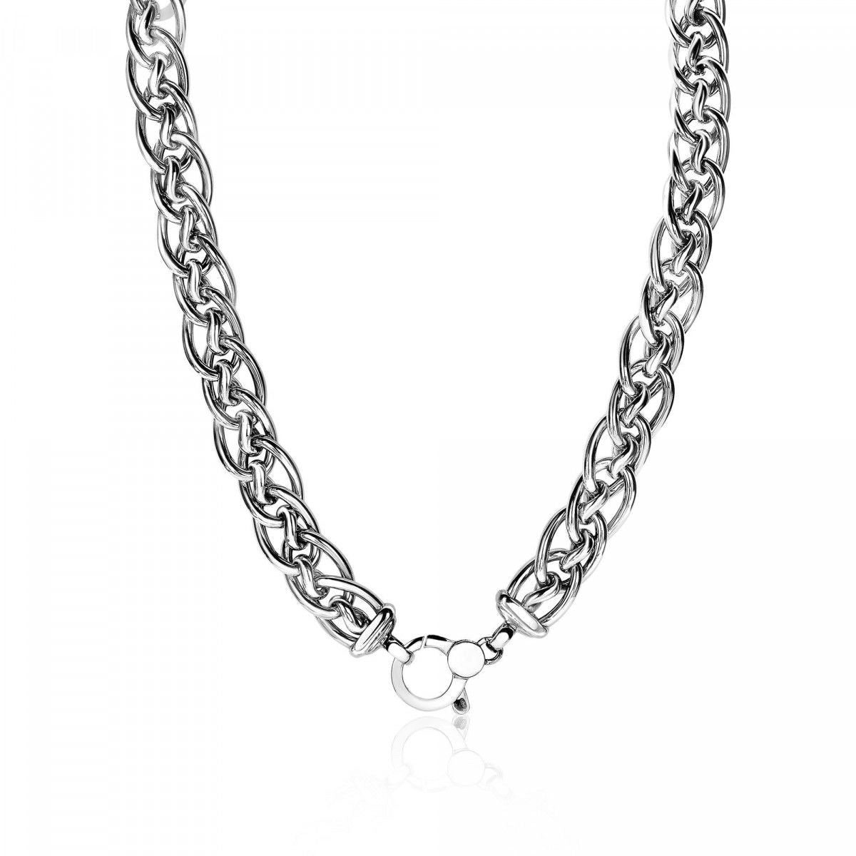 Zinzi zilveren fantasie gourmet ketting 13mm breed 45cm ZIC1552, exclusief en kwalitatief hoogwaardig. Ontdek nu!