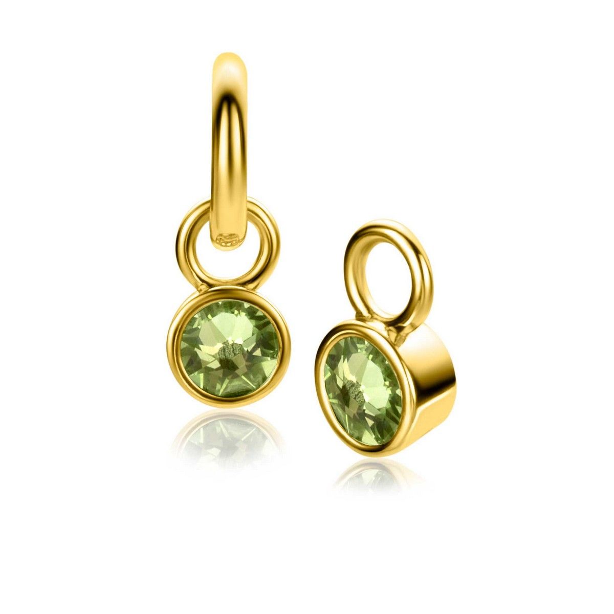 Zinzi ZICH-AUG - Gold Plated Oorbedels met Geboortesteen Augustus, exclusief en kwalitatief hoogwaardig. Ontdek nu!