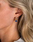 Zinzi ZICH-SEP - Gold Plated Oorbedels Blauwe Geboortesteen September, exclusief en kwalitatief hoogwaardig. Ontdek nu!