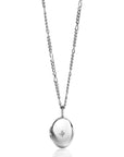 Zinzi zilveren medaillon ovaal glanzend bezet met witte zirconia ZIH2424 (exclusief ketting geprijsd), exclusief en kwalitatief hoogwaardig. Ontdek nu!