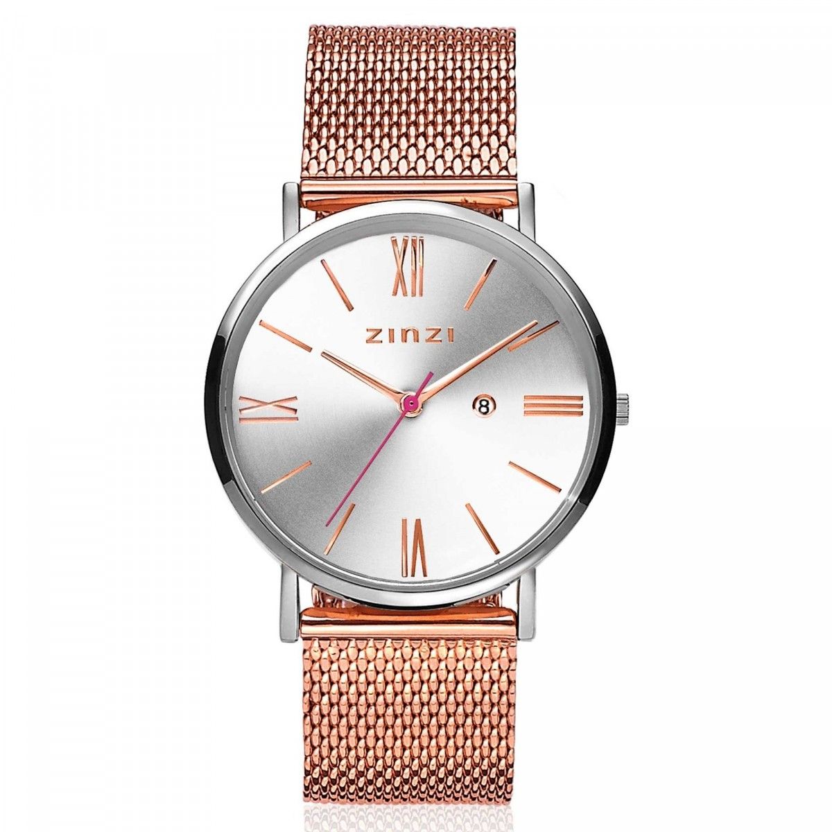 Zinzi horloge ZIW512MR Roman 34mm + gratis armband t.w.v. 29,95, exclusief en kwalitatief hoogwaardig. Ontdek nu!